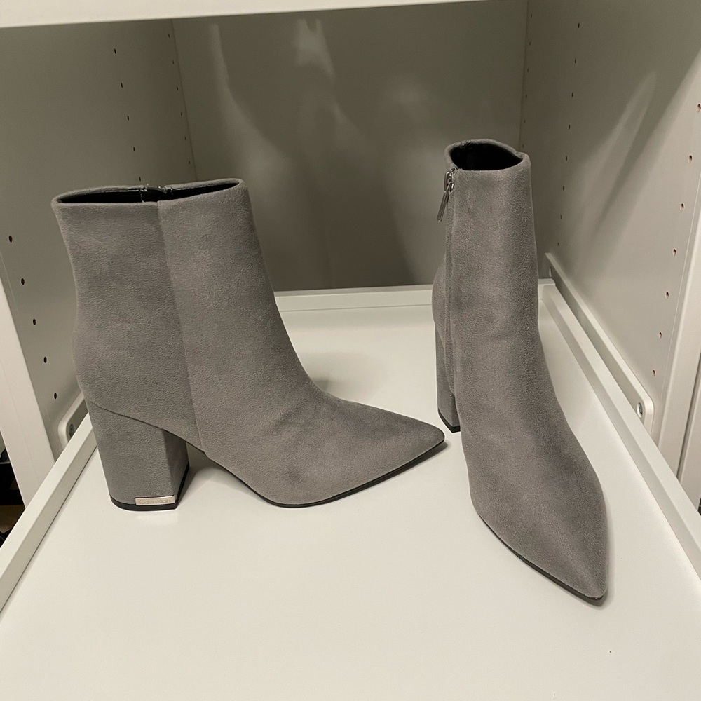 Calvin Klein Minna dress boots - gray